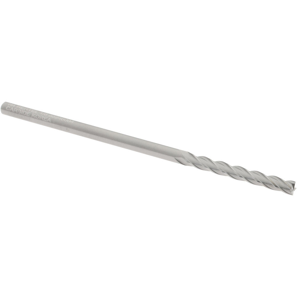 Hertel 88246004 Square End Mill 1/8" Dia, 1" LOC, 4 Flute, Solid Carbide