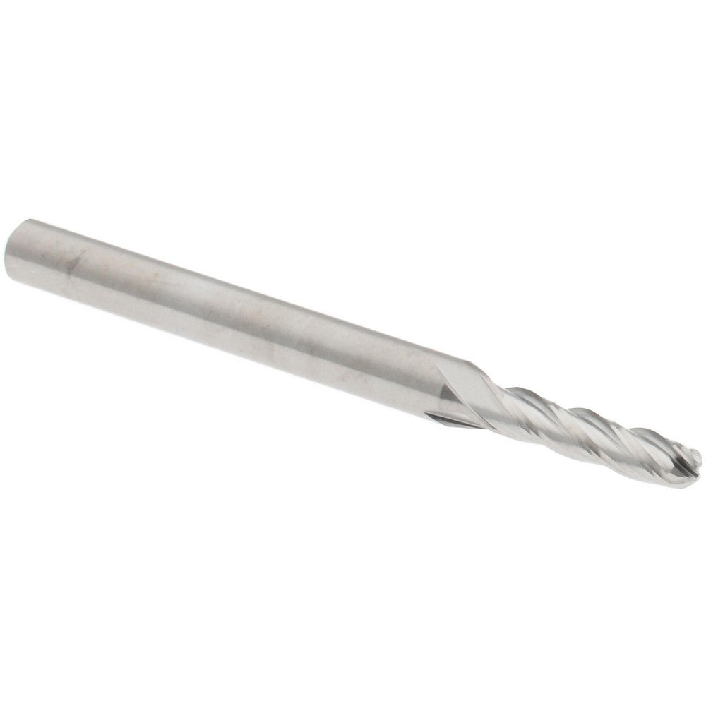 Hertel E5250006 Ball End Mill 3/32" Dia, 3/8" LOC, 4 Flute, Solid Carbide