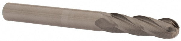 Hertel E5060020 Ball End Mill 5/16" Dia, 1-1/8" LOC, 4 Flute, Solid Carbide