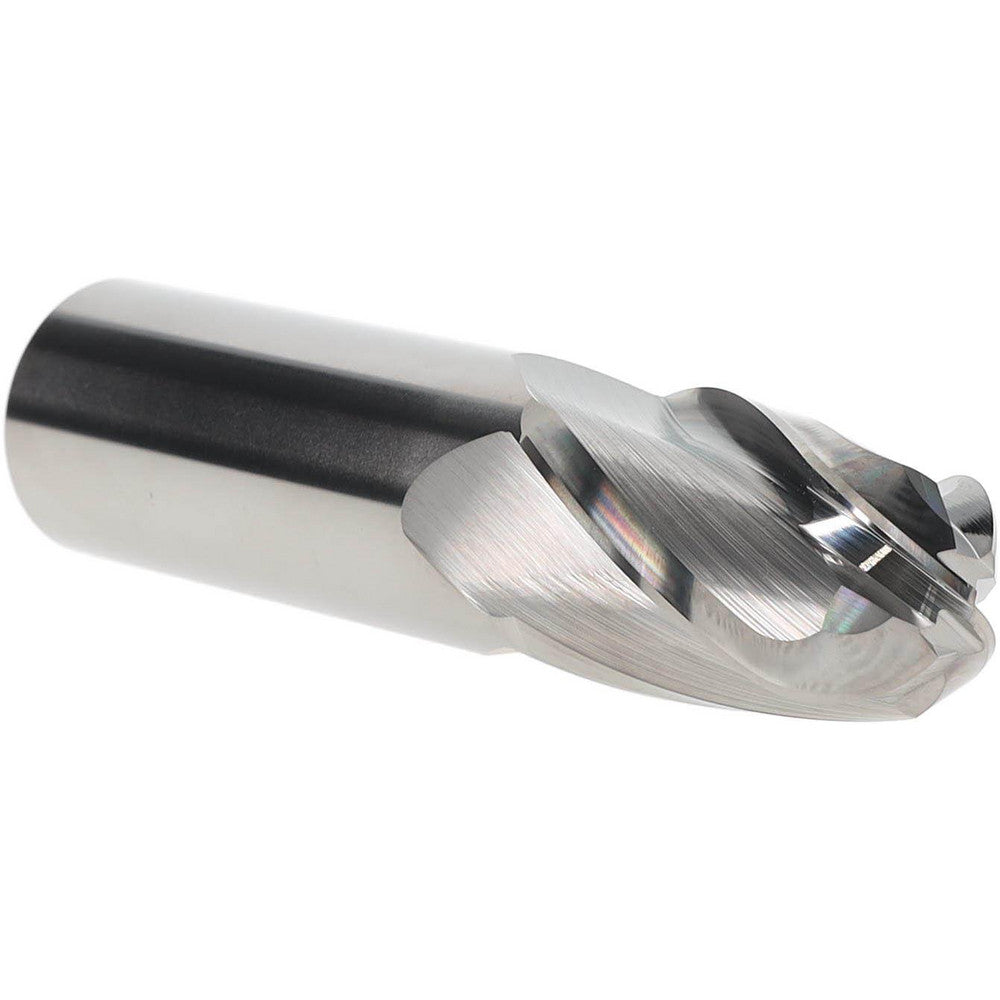 Hertel E5250064 Ball End Mill 1" Dia, 1-1/2" LOC, 4 Flute, Solid Carbide
