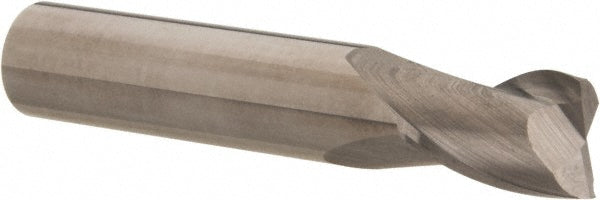 Hertel 88247614 Square End Mill 7/16" Dia, 5/8" LOC, 2 Flute, Solid Carbide