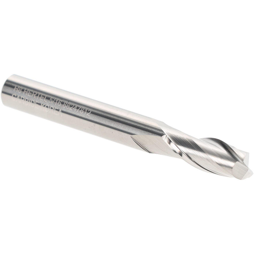 Hertel 88247812 Square End Mill 5/16" Dia, 3/4" LOC, 2 Flute, Solid Carbide