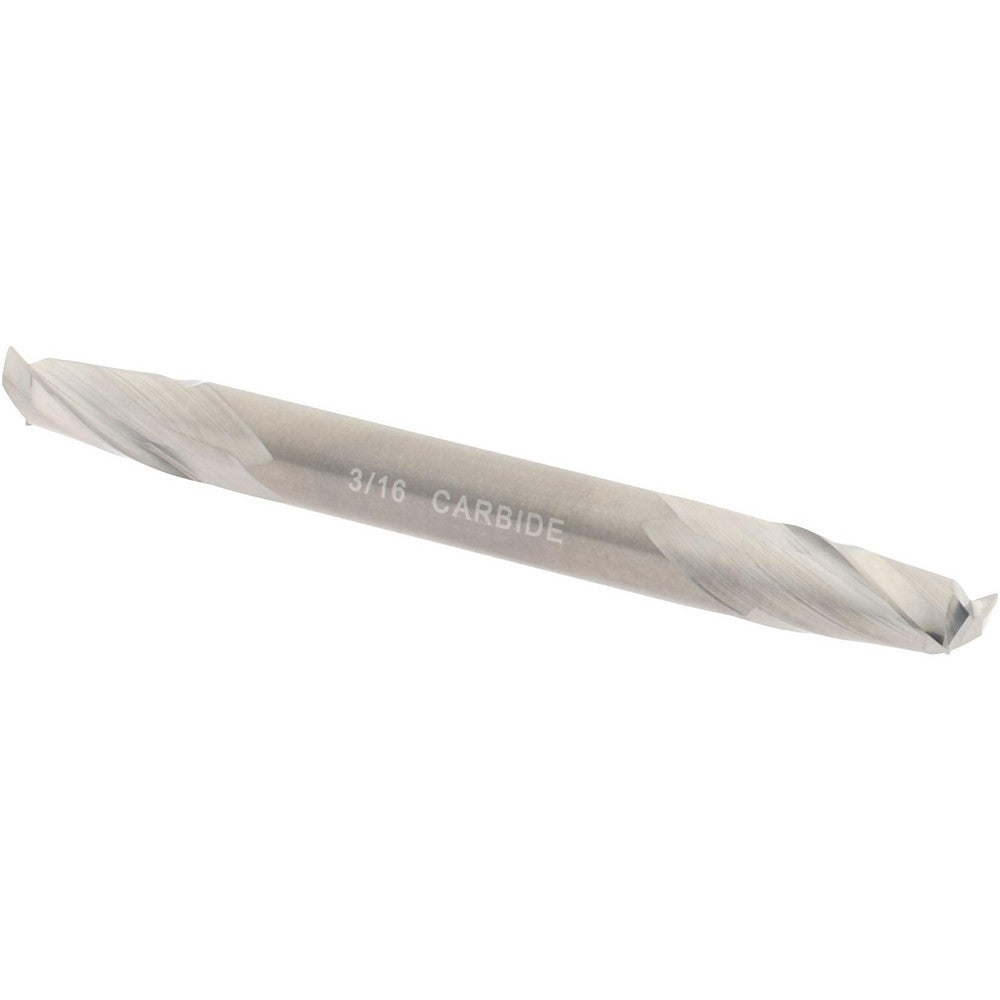 Hertel E5022012 Square End Mill 3/16" Dia, 3/8" LOC, 2 Flute, Solid Carbide