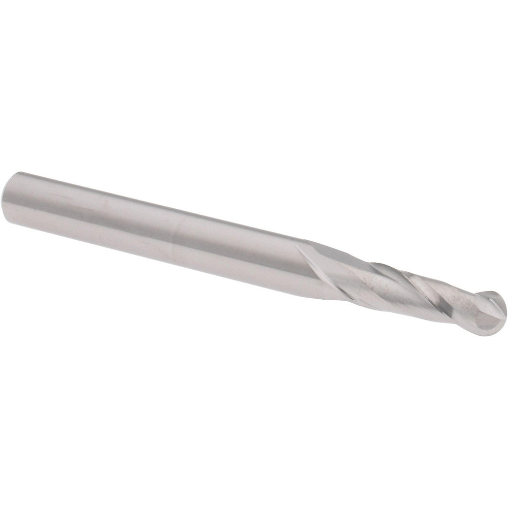 Hertel E599924501 Ball End Mill 13/64" Dia, 5/8" LOC, 2 Flute, Solid Carbide