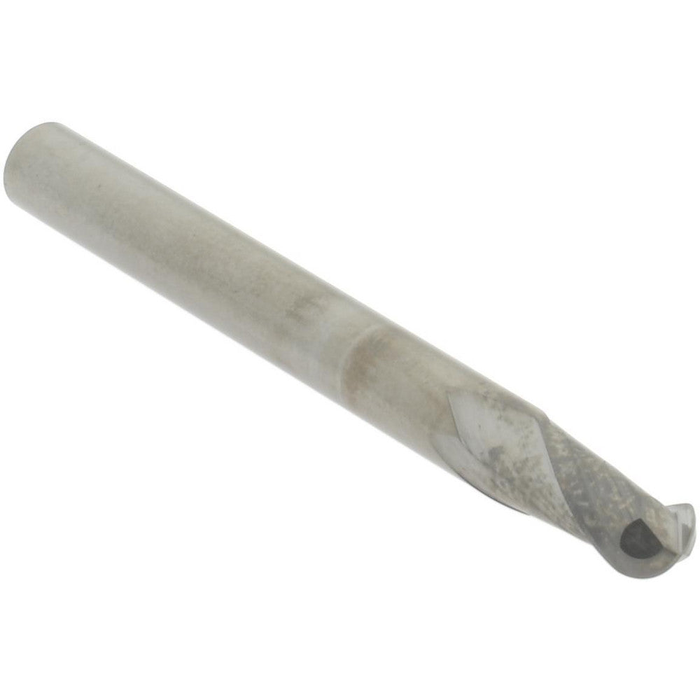 Hertel E599924481 Ball End Mill 3/16" Dia, 3/8" LOC, 2 Flute, Solid Carbide