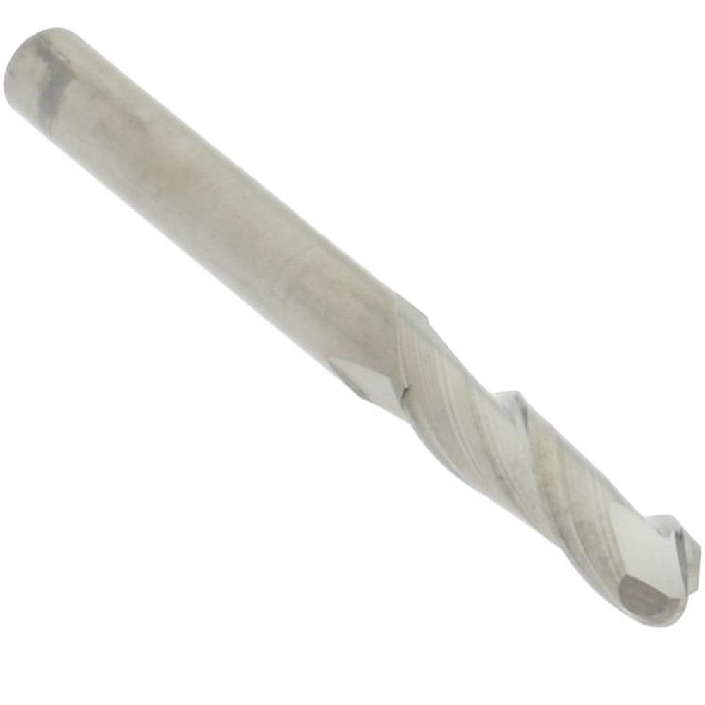 Hertel E5249008 Ball End Mill 1/8" Dia, 1/2" LOC, 2 Flute, Solid Carbide