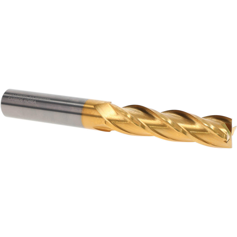 Hertel 88250378 Square End Mill 3/4" Dia, 3" LOC, 4 Flute, Solid Carbide