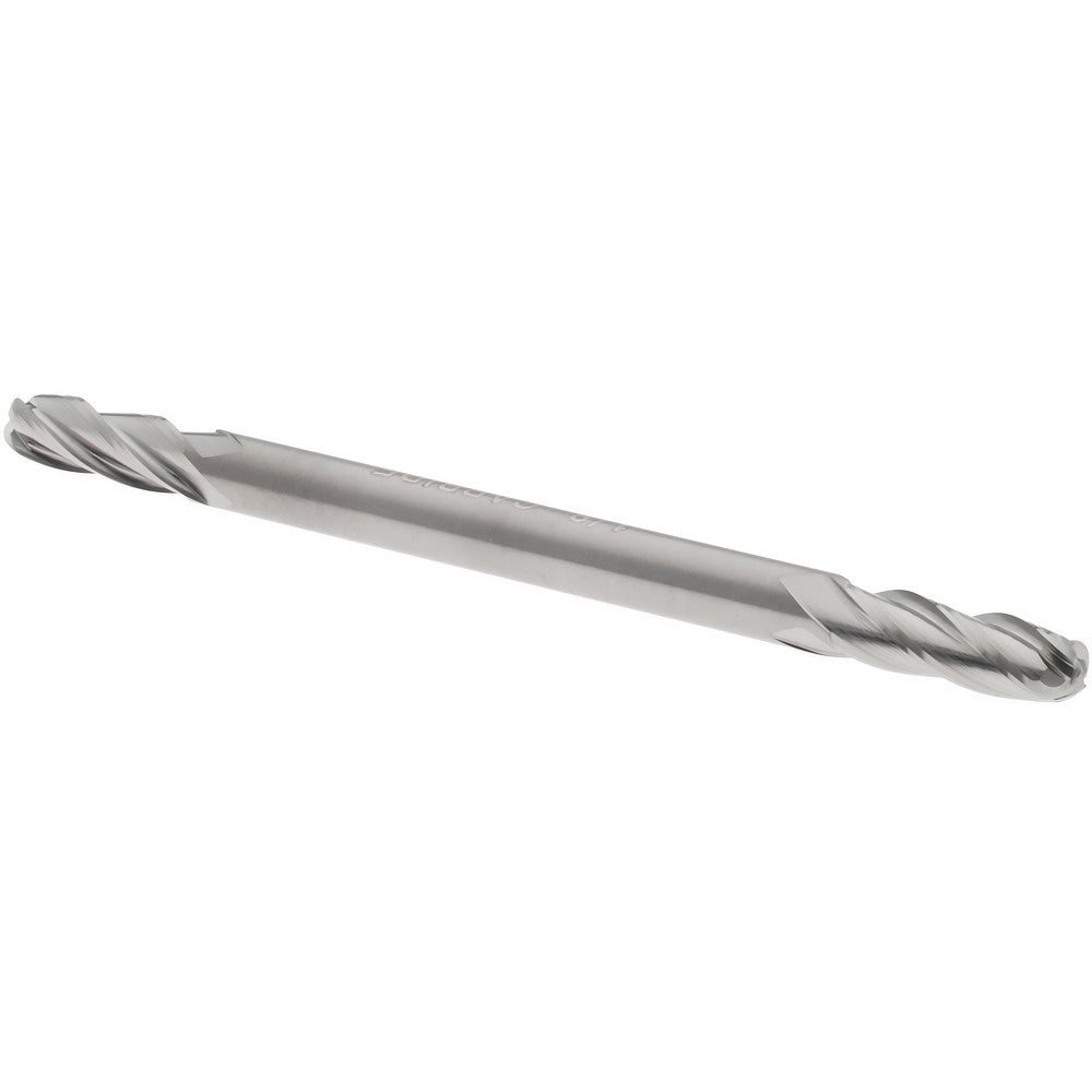 Hertel E599924413 Ball End Mill 1/8" Dia, 3/8" LOC, 4 Flute, Solid Carbide
