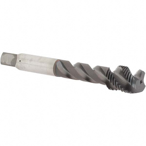 OSG 2942608 Spiral Flute Tap 1/2-20, UNF, 3 Flute, Modified Bottoming Chamfer, 2B Class of Fit, Vanadium High-Speed Steel, TiCN Finish