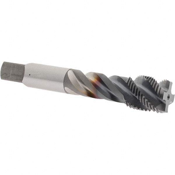 OSG 2943808 Spiral Flute Tap 3/4-16, UNF, 4 Flute, Modified Bottoming Chamfer, 2B Class of Fit, Vanadium High-Speed Steel, TiCN Finish