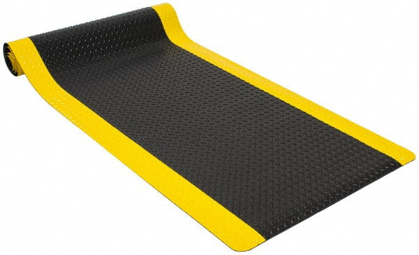 PRO-SAFE 3906709033X10 Anti-Fatigue Mat 10' Long, 3' Wide, 9/16 Thick, Vinyl, Beveled Edges, Heavy-Duty