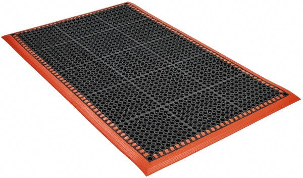 PRO-SAFE 66504093340X64 Anti-Fatigue Mat 5' Long, 3' Wide, 7/8 Thick, Natural Rubber, Beveled Edges, Heavy-Duty