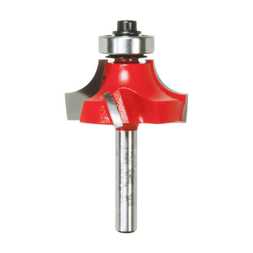 Freud 34-114 1-1/4" Dia, 5/8" LOC, 2 Flute Carbide-Tipped Edge Profile Round-Over Router Bit