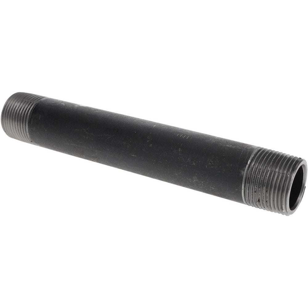 Value Collection 1203.2BLKBN80 Black Pipe Nipple 1" Dia x 8" Long, Schedule 80
