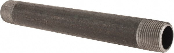 Value Collection 1254BLKBN80 Black Pipe Nipple 1" Dia x 10" Long, Schedule 80