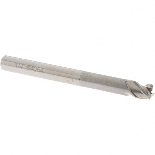 OSG 20430100 Square End Mill 1/4" Dia, 1/4" LOC, 3 Flute, Solid Carbide