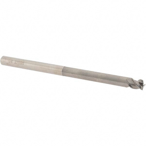 OSG 20480100 Square End Mill 1/4" Dia, 1/4" LOC, 3 Flute, Solid Carbide