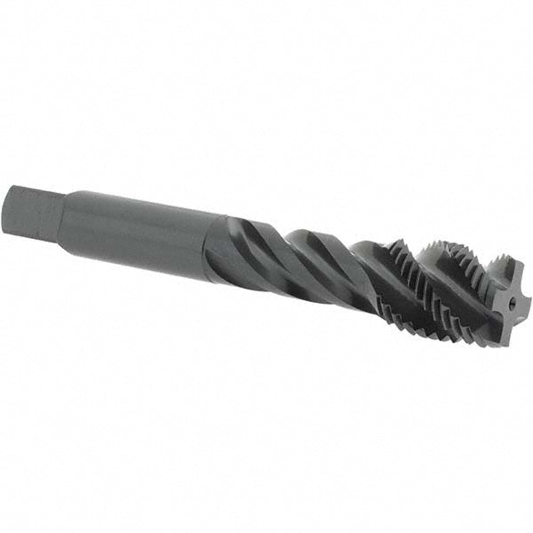OSG 2948801 Spiral Flute Tap 9/16-18, UNF, 4 Flute, Modified Bottoming Chamfer, 3B Class of Fit, Vanadium High-Speed Steel, Oxide Finish