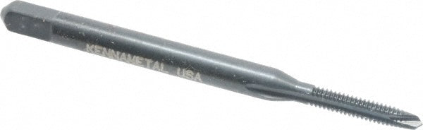 Kennametal 4131170 Spiral Point Tap #2-56 UNC, 2 Flutes, Plug Chamfer, 2B Class of Fit, HSS, Oxide Coated