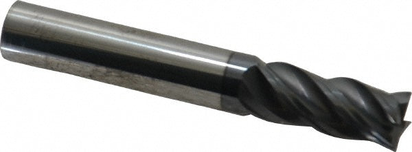 Kyocera SGS Precision Tools 36424 Square End Mill 3/8" Dia, 7/8" LOC, 4 Flute, Solid Carbide