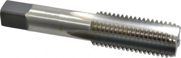 Kennametal 4131878 Straight Flute Tap M24x3 Metric Coarse, 4 Flute, Bottoming Chamfer, 6H Class of Fit, High-Speed Steel, Bright/Uncoated Finish