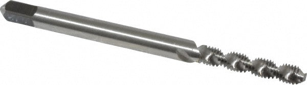 Kennametal 4130581 Spiral Flute Tap M3x0.5, Metric Coarse, 2 Flute, Bottoming Chamfer, 6H Class of Fit, Cobalt, Straw Finish