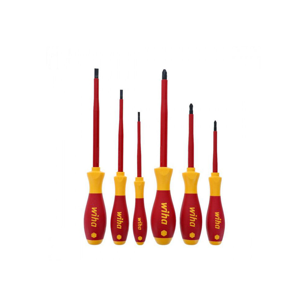Wiha 32092 Screwdriver Set 6 Pc, Phillips & Slotted