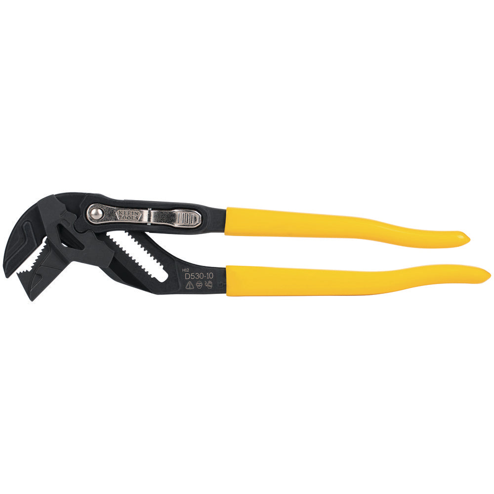 Klein Tools D53010 Tongue & Groove Pliers Type Plier Wrench Jaw Style V-Jaw Overall Length Range 10.0000 in & Larger Side Cutter No Handle Type Dipped Jaw Length (Decimal Inch) 1.0000
