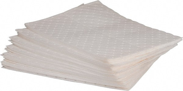Brady SPC Sorbents SXT100 Sorbent Pad Oil Only Use, 15" Wide, 19" Long, 19.5 gal, White