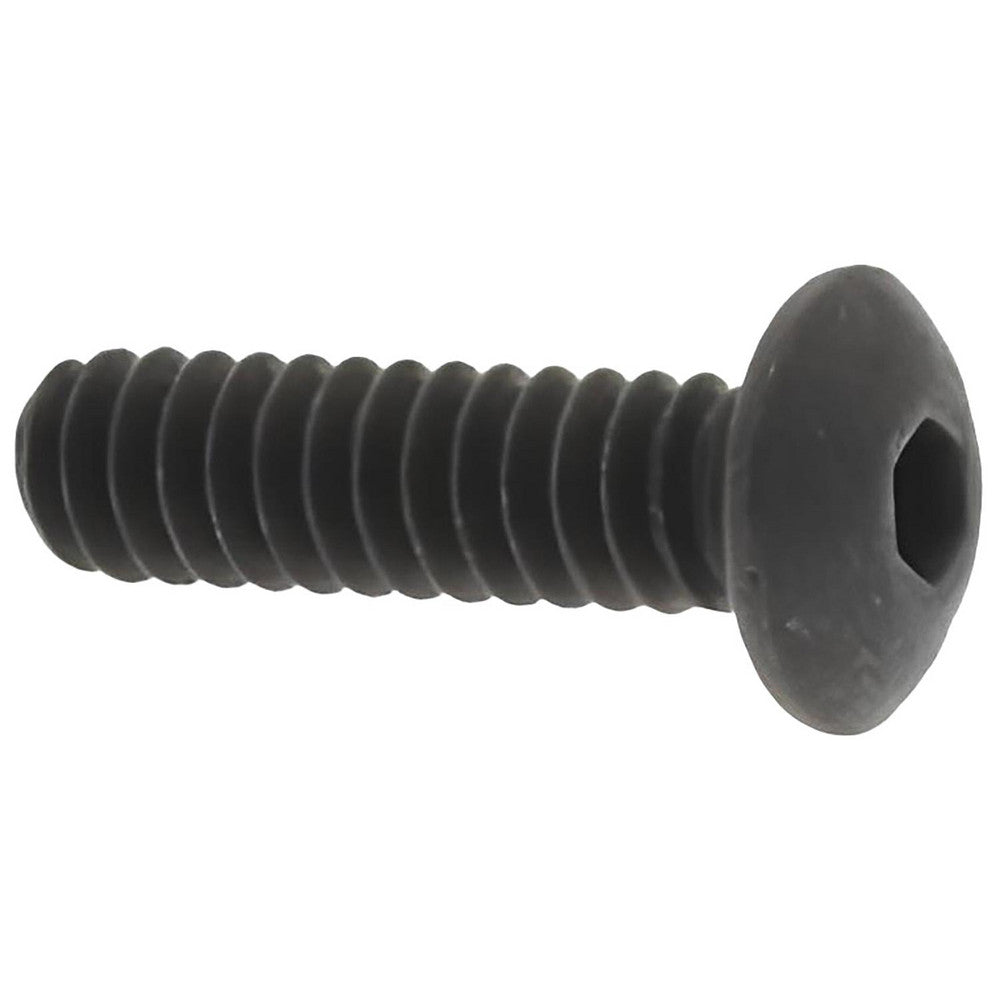Value Collection 88546544 Button Socket Cap Screw #6-32 x 1/2, Alloy Steel, Black Oxide Coated