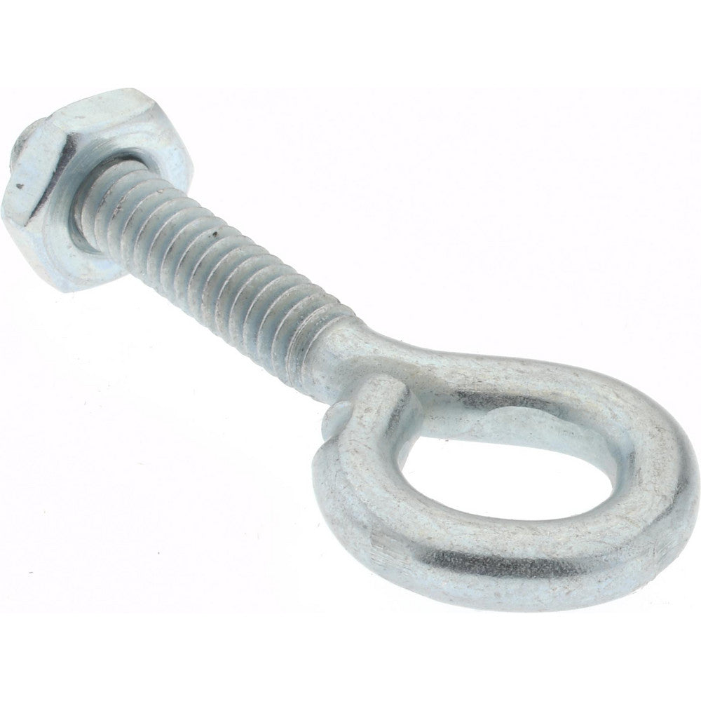 Gibraltar GIB07015 #10-24, Zinc-Plated Finish, Steel Wire Turned Open Eye Bolt