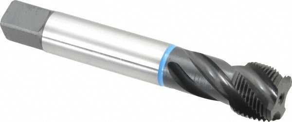 Emuge CU503200.5404 Spiral Flute Tap #1-14 UNF, 4 Flutes, 2B Class of Fit, High Speed Steel, NE2 Coated
