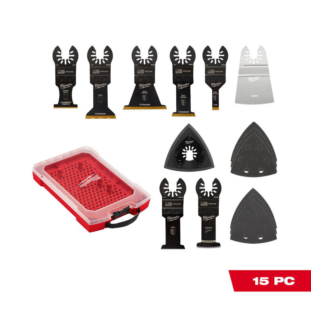 Milwaukee Tool 49-10-9114 Multi-Tool Blade Kit Use with Multiple Multi-Tools
