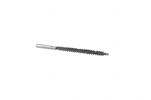 Schaefer Brush 43804 Double Stem/Spiral Tube Brush 3/8" Dia, 6" OAL, Stainless Steel Bristles