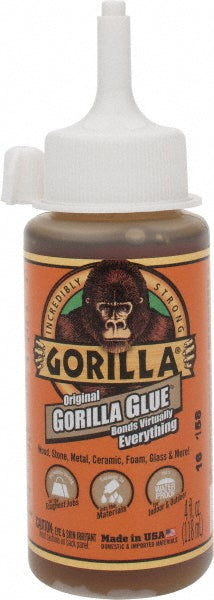 Gorilla Glue 5000402 All Purpose Glue 4 oz Bottle, Brown