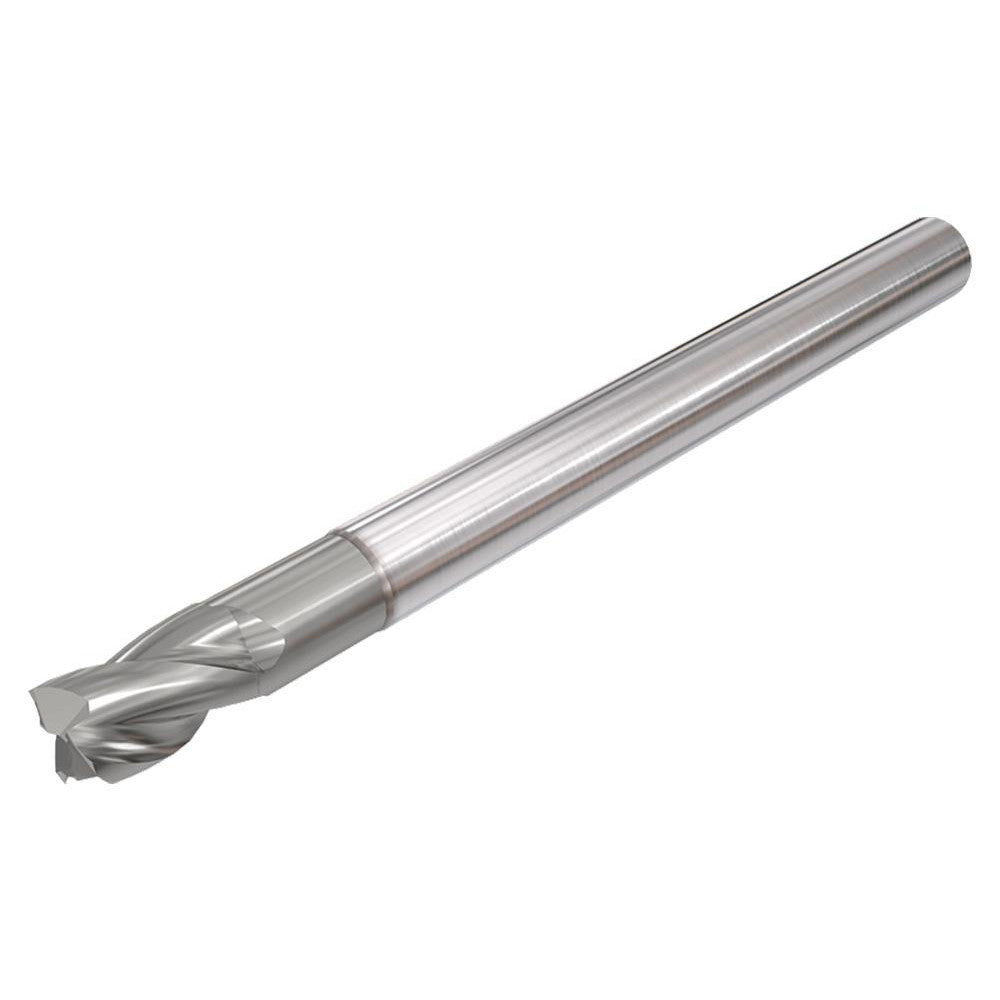 Iscar 5620943 Corner Chamfer End Mill 1/4" Dia, 1/3" LOC, 3 Flute, Solid Carbide
