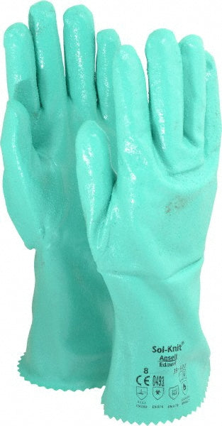 Ansell 217801 Series 39-122 Chemical Resistant Gloves Size Medium, 47.00 Thick, Nitrile, Nitrile, Supported,