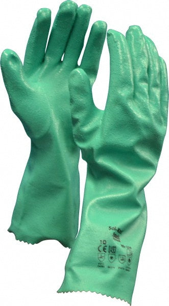 Ansell 217807 Series 39-124 Chemical Resistant Gloves Size X-Large, 47.00 Thick, Nitrile, Nitrile, Supported,