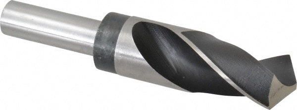 Hertel 306 1-1/4 Reduced Shank Drill Bit 1-1/4" Dia, 3/4" Shank Dia, 118 deg Point, High-Speed Steel