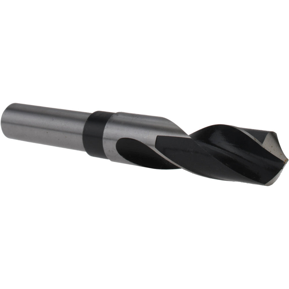 Hertel 306.9375 Reduced Shank Drill Bit 15/16" Dia, 3/4" Shank Dia, 118 deg Point, High-Speed Steel