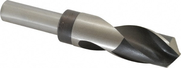 Hertel 306 1-5/32 Reduced Shank Drill Bit 1-5/32" Dia, 3/4" Shank Dia, 118 deg Point, High-Speed Steel