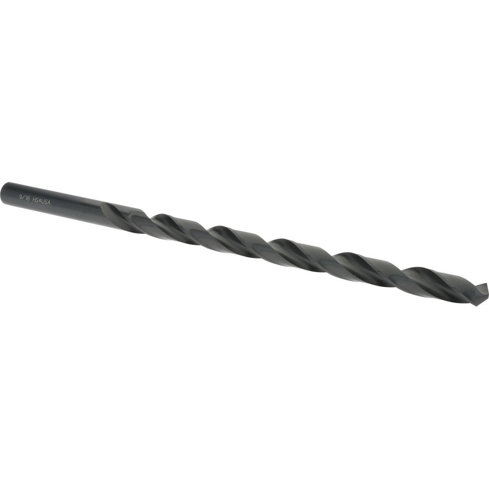 Hertel 212.5625 Extra Length Drill Bit 9/16" Dia, 118 ° Point, High Speed Steel