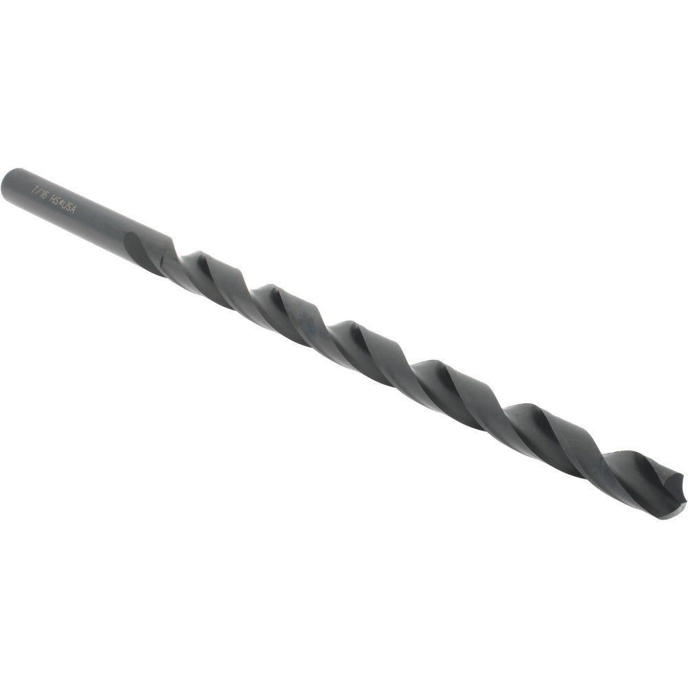 Hertel 208B 7/16 Extra Length Drill Bit 7/16" (0.4375), 118 deg, High Speed Steel