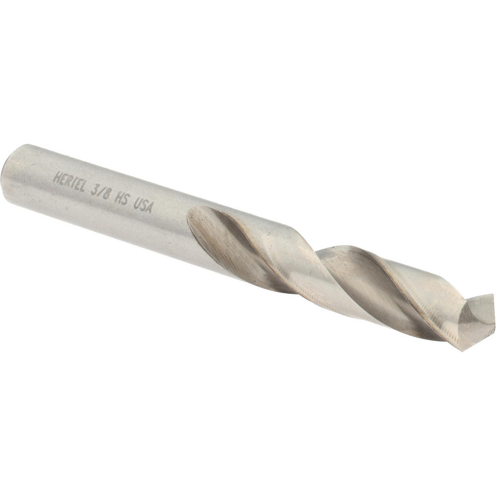 Hertel 89320766 Screw Machine Length Drill Bit 3/8" (0.3750) Dia, 118 deg, HSS