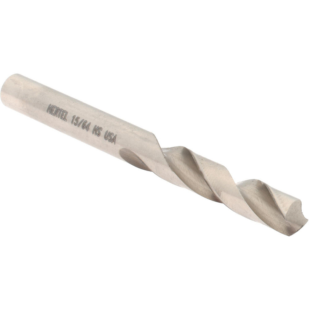 Hertel 89321442 Screw Machine Length Drill Bit 15/64" (0.2344) Dia, 118 deg, HSS