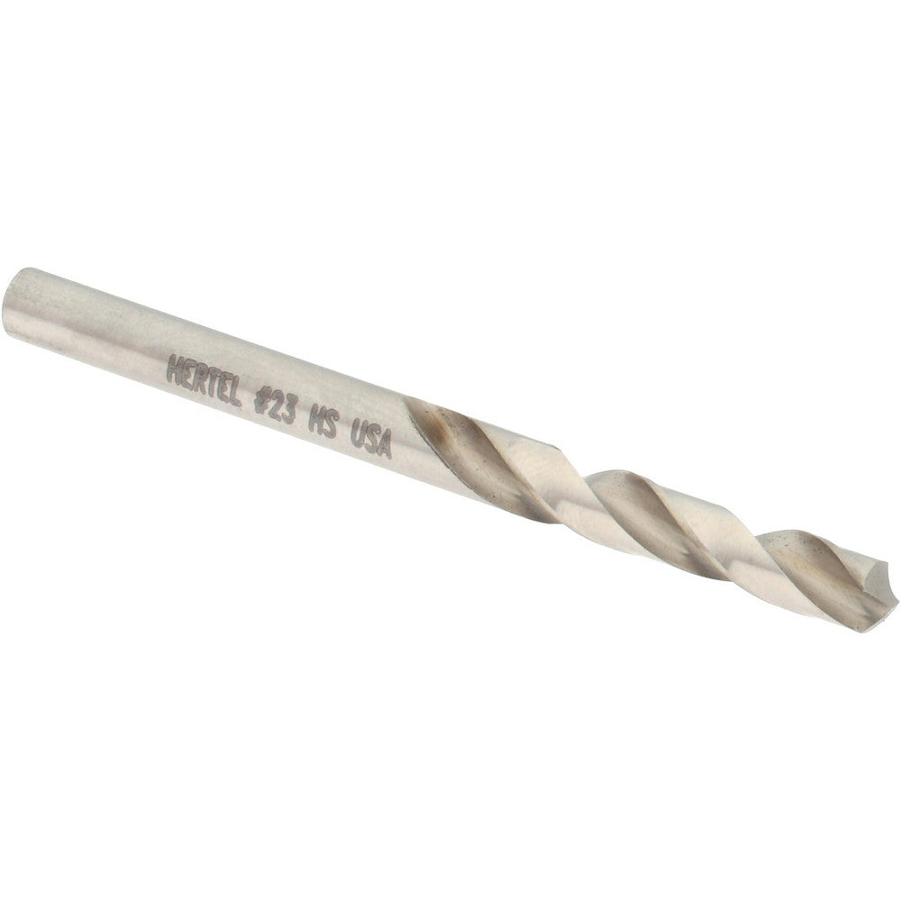 Hertel 89321715 Screw Machine Length Drill Bit #23 (0.1540) Dia, 118 deg, HSS