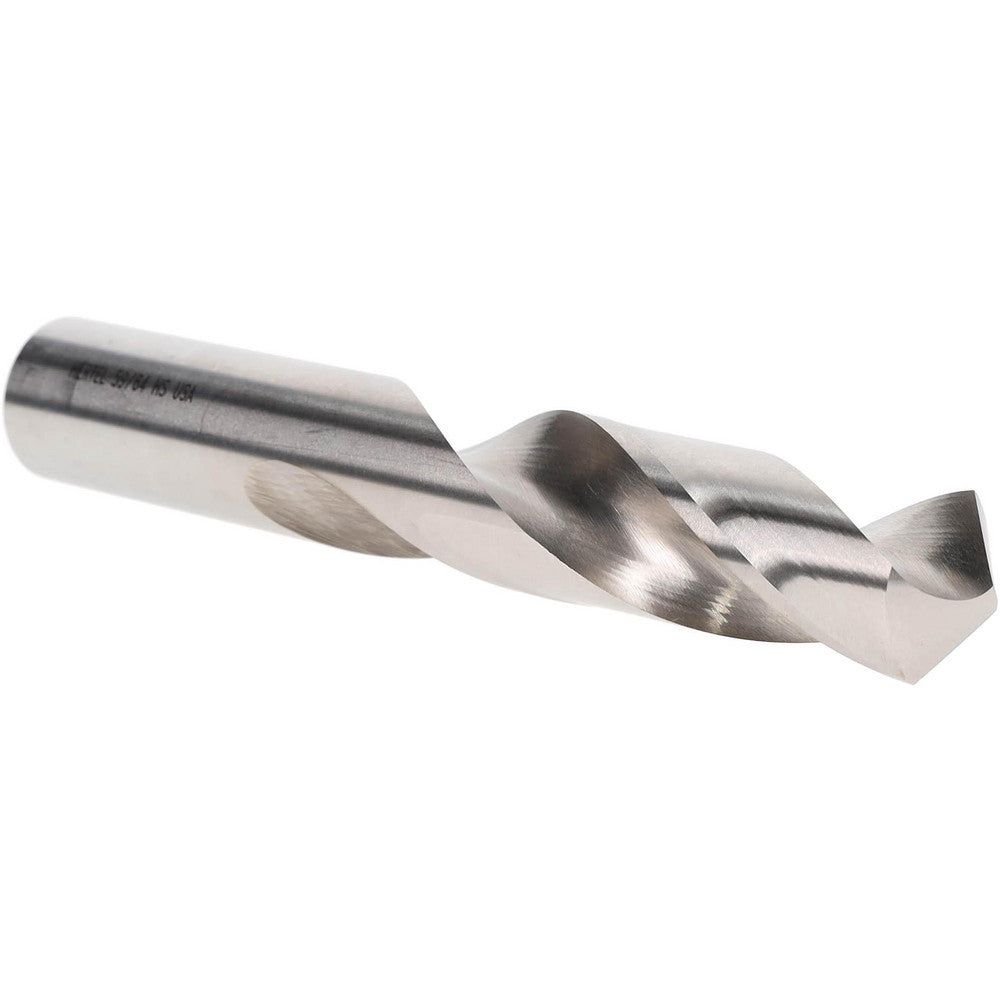 Hertel 89321913 Screw Machine Length Drill Bit 59/64" Dia, 118 ° Point, High Speed Steel