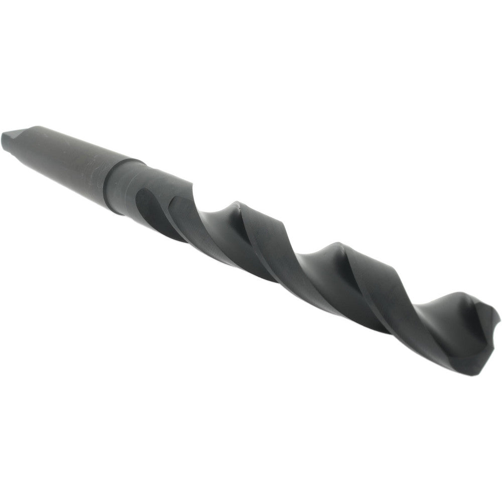 Hertel 89323562 Taper Shank Drill Bit 11/16" Dia, 2MT, 118 ° Point, High Speed Steel