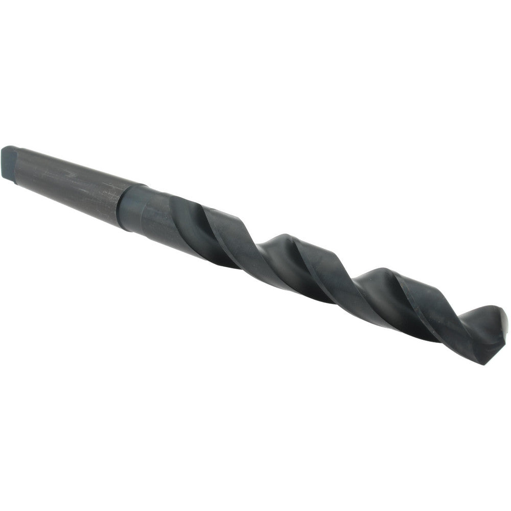 Hertel 89324024 Taper Shank Drill Bit 45/64" Dia, 2MT, 118 ° Point, High Speed Steel