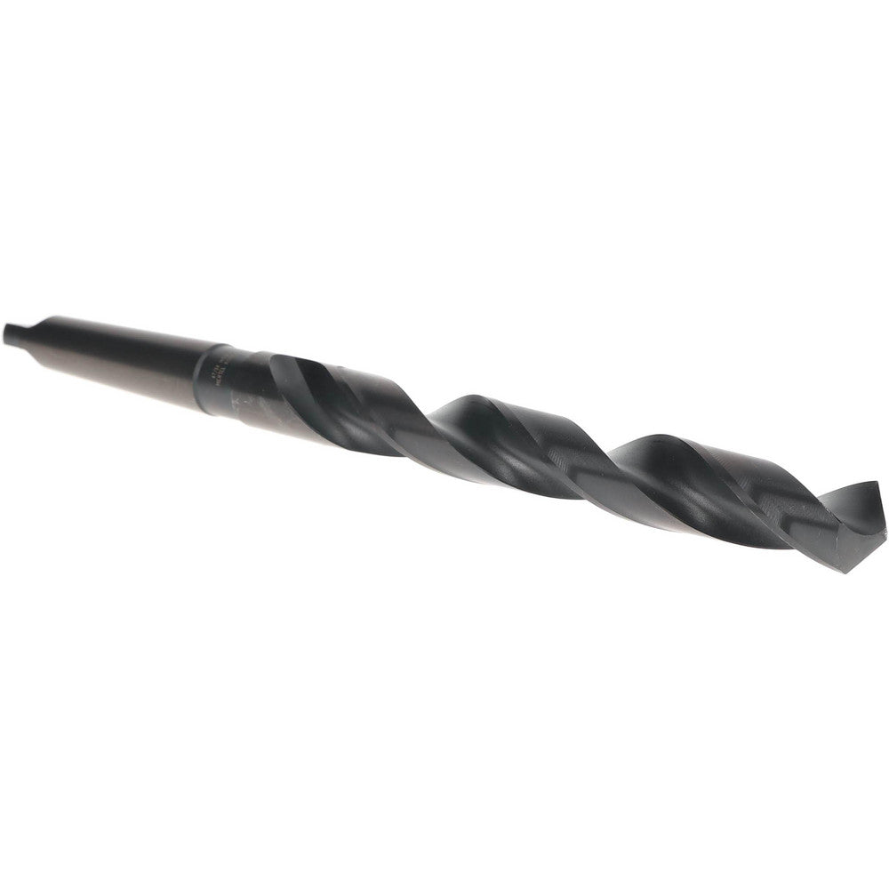 Hertel 89324289 Taper Shank Drill Bit 47/64" Dia, 2MT, 118 ° Point, High Speed Steel